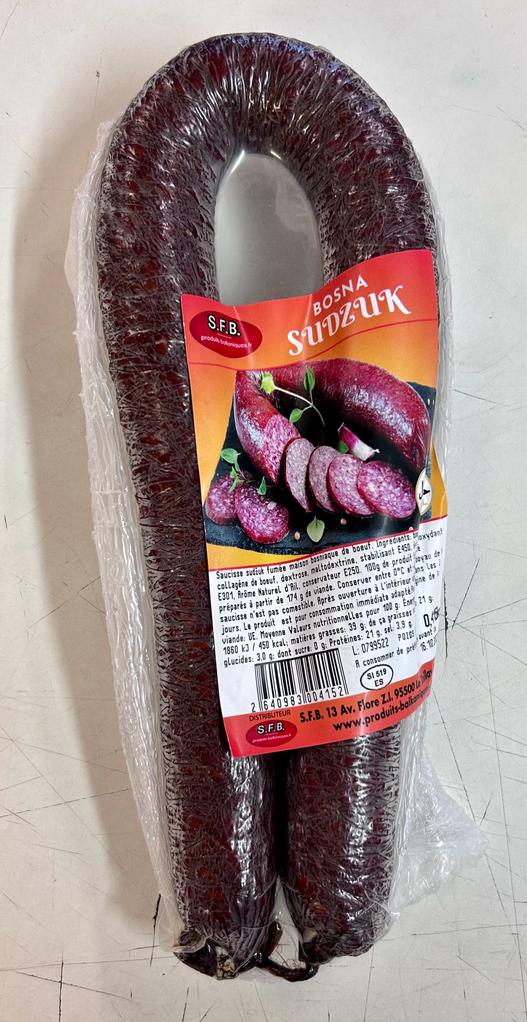 Bosansi sudzuk premium entre 365g et 385g SFB